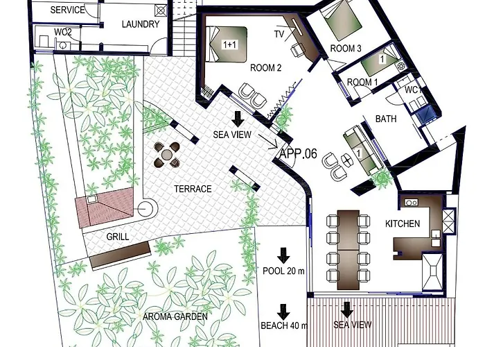 Bella Vista House Apartments, Hot Pool And Jacuzzi Trogir