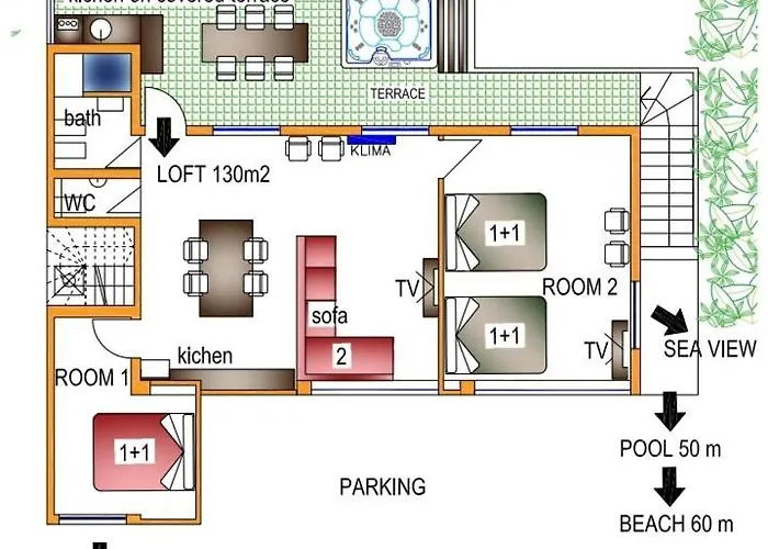 Bella Vista House Apartments, Hot Pool And Jacuzzi Appartement *